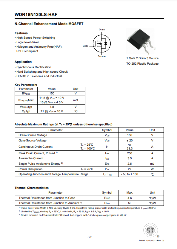 WDR15N120LS-HAF