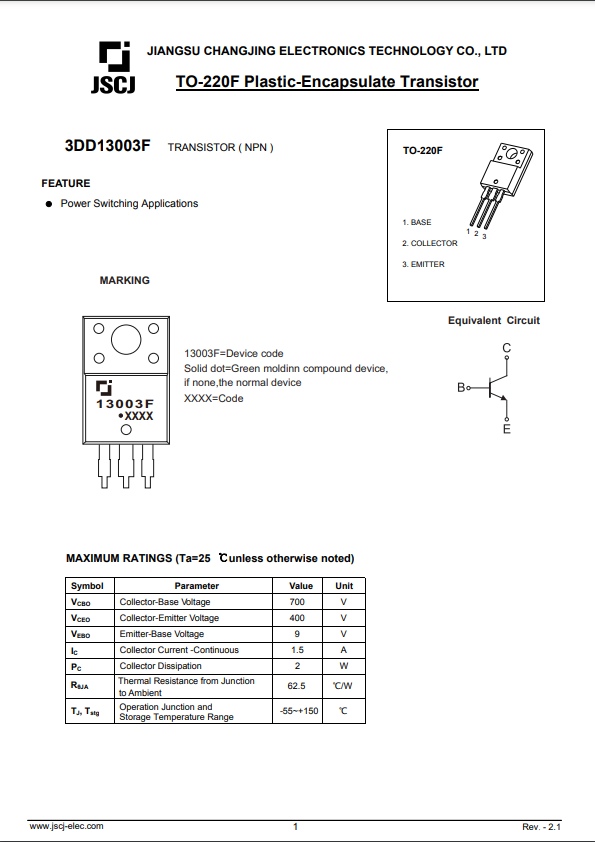 3DD13003F